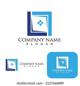 Logo y símbolo del hogar y de la construcción 