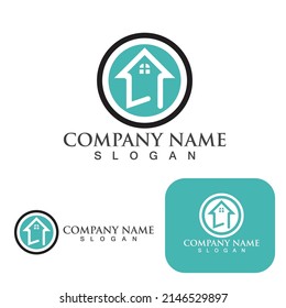 Home and building logo and symbol 