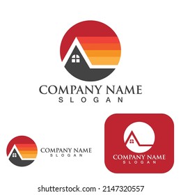 Home and building logo and symbol 