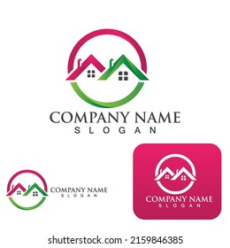 Home and building logo and symbol 