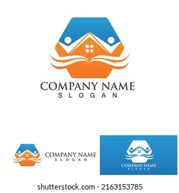 Home and building logo and symbol 