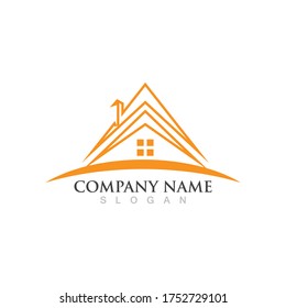 Home and building logo and symbol vector
