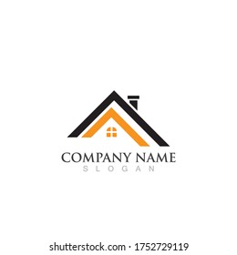 Home and building logo and symbol vector