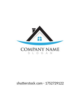 Home and building logo and symbol vector