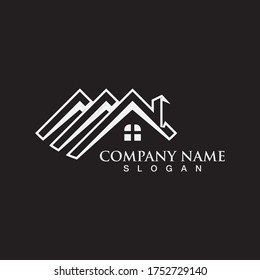 Home and building logo and symbol vector