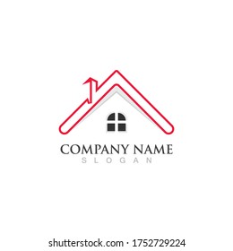 Home and building logo and symbol vector