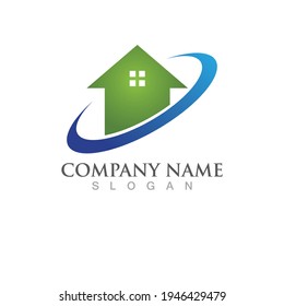 Home building  logo and symbol vector