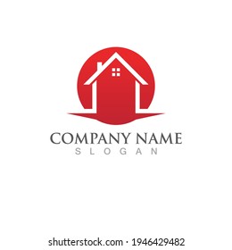 Home building  logo and symbol vector