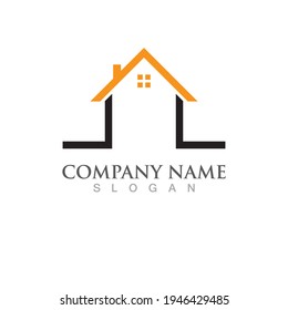 Home building  logo and symbol vector