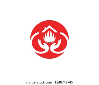 Home building logo template