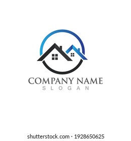 Home building  logo vector icon app