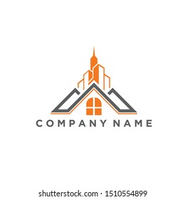 Home Building Logo Vector Real Estate 02