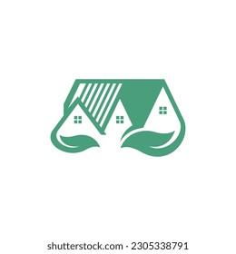 Logotipo creativo de Leyenda Natural del edificio del hogar