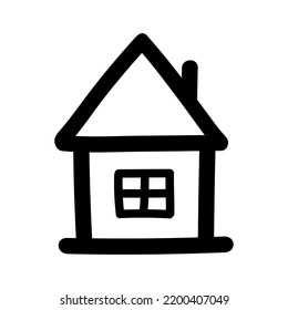 Ilustración vectorial del icono de la construcción del hogar.