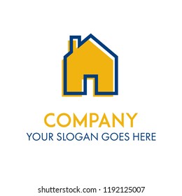 home building real estate company logo