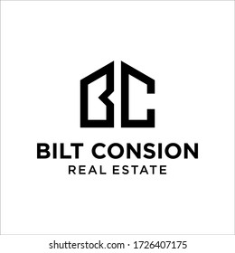 Home Building Remodeling Bold logo design vector