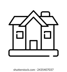 Home building vector design isolated on white background