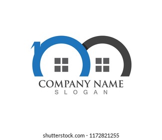 home buildings logo icons template