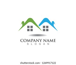 home buildings logo icons template
