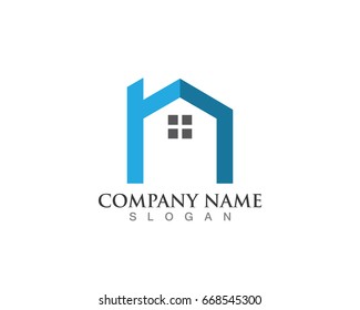 home buildings logo icons template