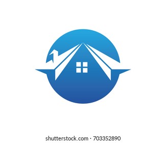 home buildings logo icons template
