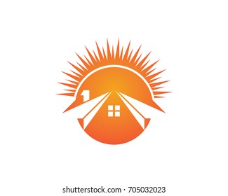 home buildings logo icons template
