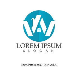 home buildings logo icons template