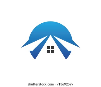 home buildings logo icons template
