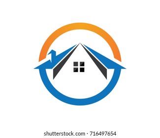 home buildings logo icons template
