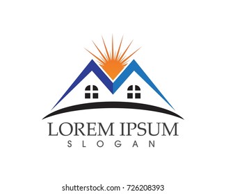  home buildings logo icons template
