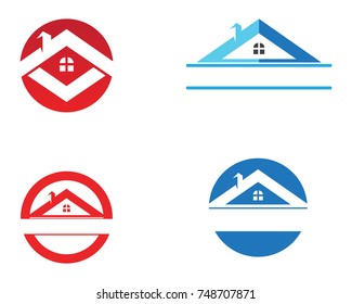 home buildings logo icons template
