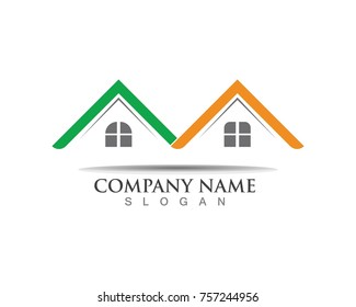home buildings logo icons template