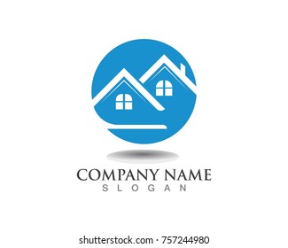 home buildings logo icons template