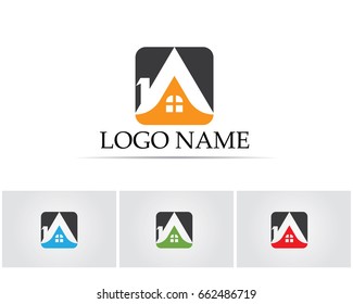 Home and buildings logo and symbols