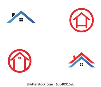 home buildings logo and symbols icons template
