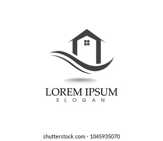 home buildings logo and symbols icons template app