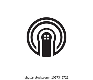 home buildings logo and symbols icons template
