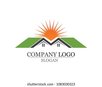 home buildings logo and symbols icons template
