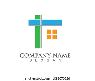 home buildings logo and symbols icons template
