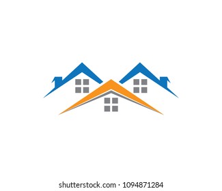 home buildings logo and symbols icons template
