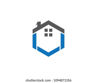 home buildings logo and symbols icons template
