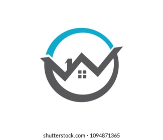 home buildings logo and symbols icons template
