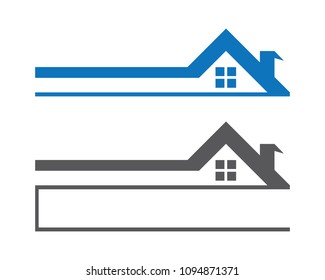 home buildings logo and symbols icons template

