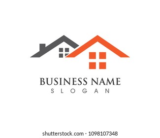 home buildings logo and symbols icons template

