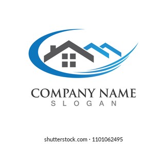 home buildings logo and symbols icons 
