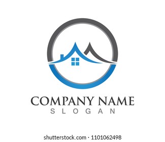 home buildings logo and symbols icons 
