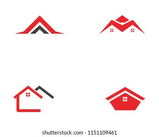 home buildings logo and symbols icons template
