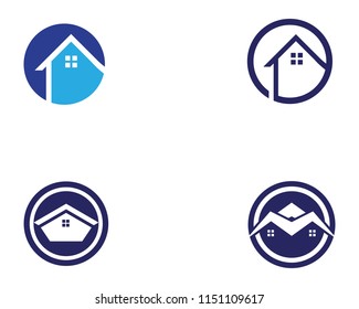 home buildings logo and symbols icons template
