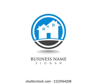 home buildings logo and symbols icons template
