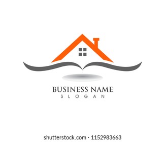 home buildings logo and symbols icons template
